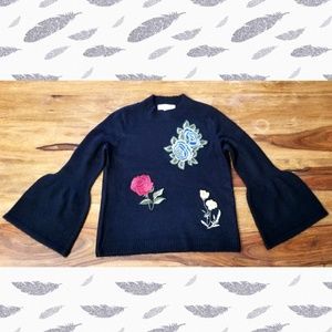 NWOT Artisan Crafted/Democracy Bell Sleeve Sweater